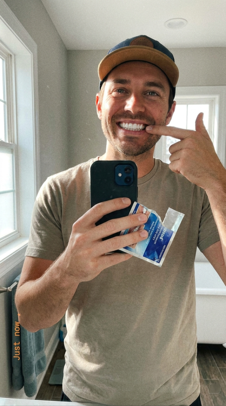 Real customer smiling